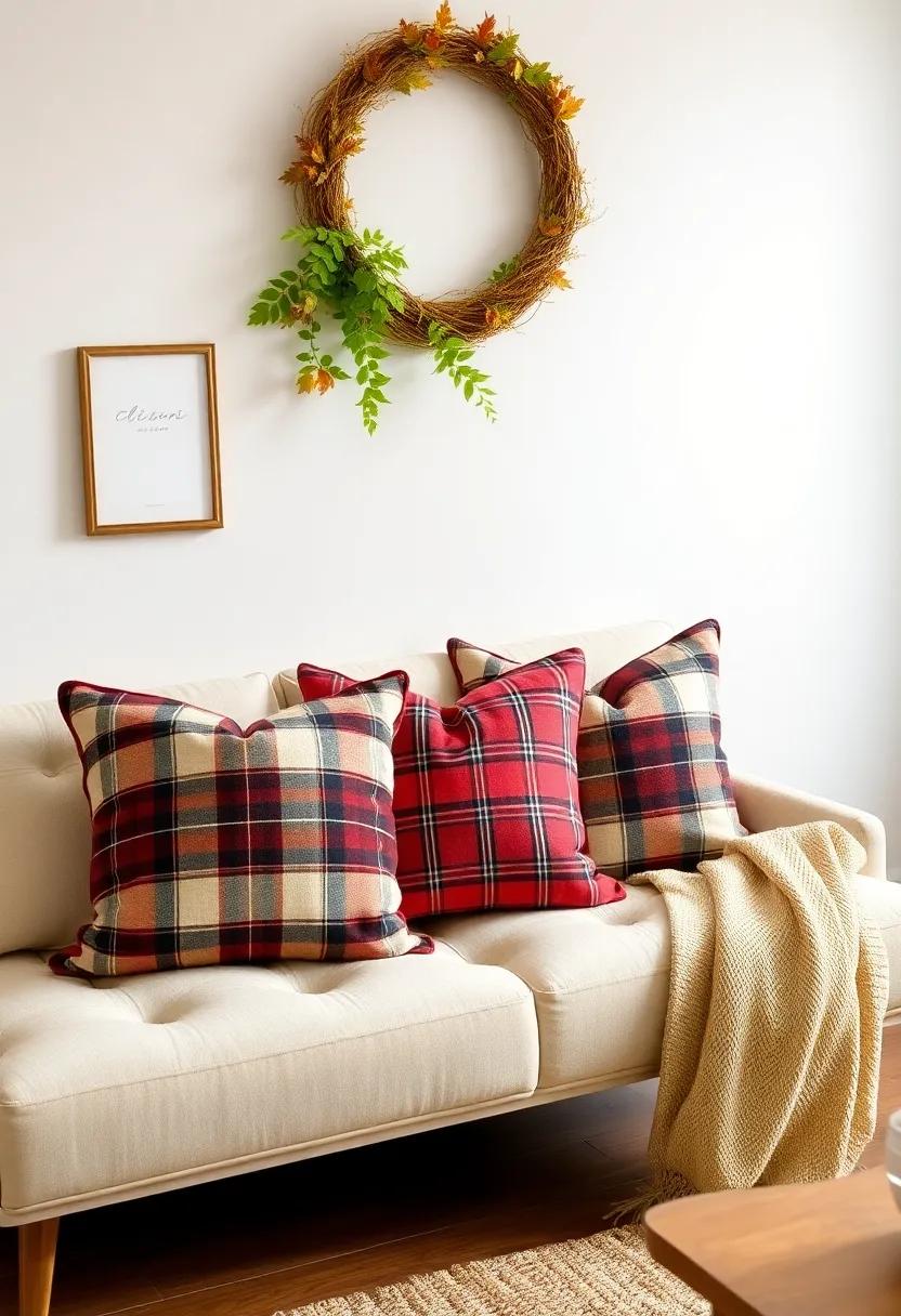Vintage Charm: Incorporating ⁤Antique Plaid ⁢Pillows into Your‍ home