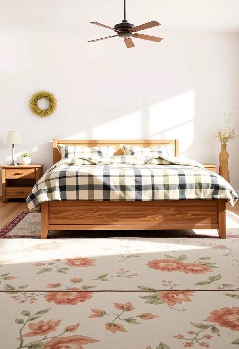 Fabric‌ Patterns: ​Utilizing⁤ Plaid and Floral Designs in​ Your Space