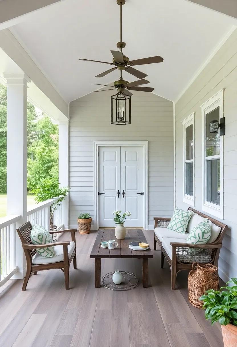 Embracing the Outdoors Through Inviting Farmhouse Screened Porches