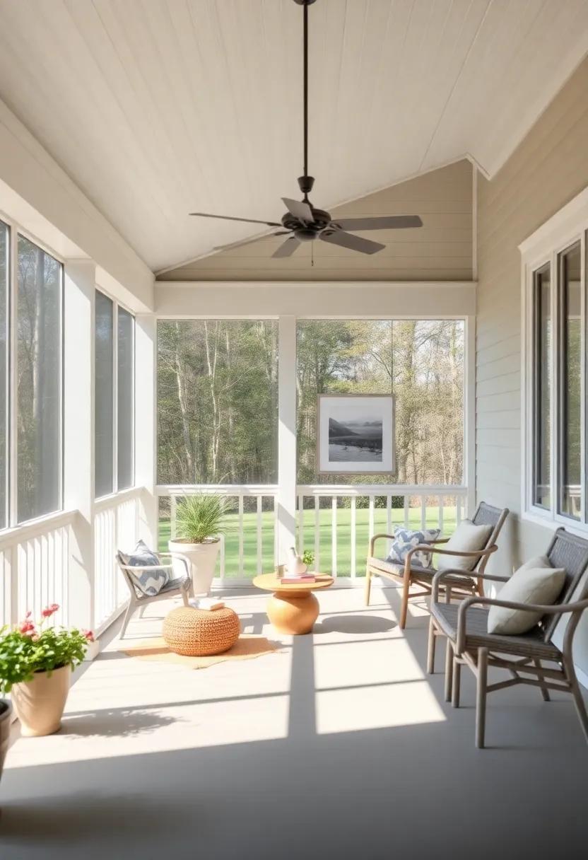 Incorporating Art and Personal touches for‌ a Unique​ Screened Porch Flair
