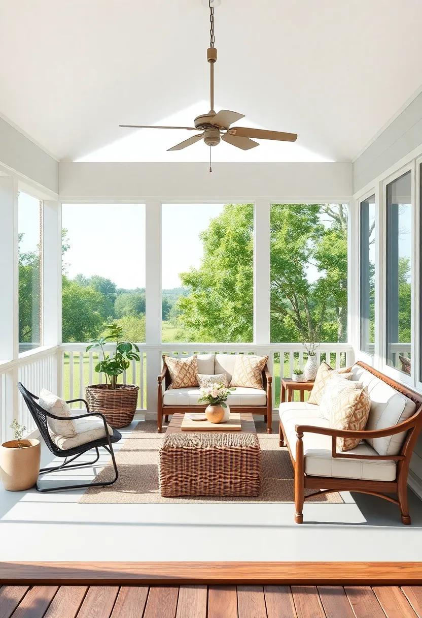 Integrating Cozy Furnishings for Ultimate Relaxation on Screened Porches