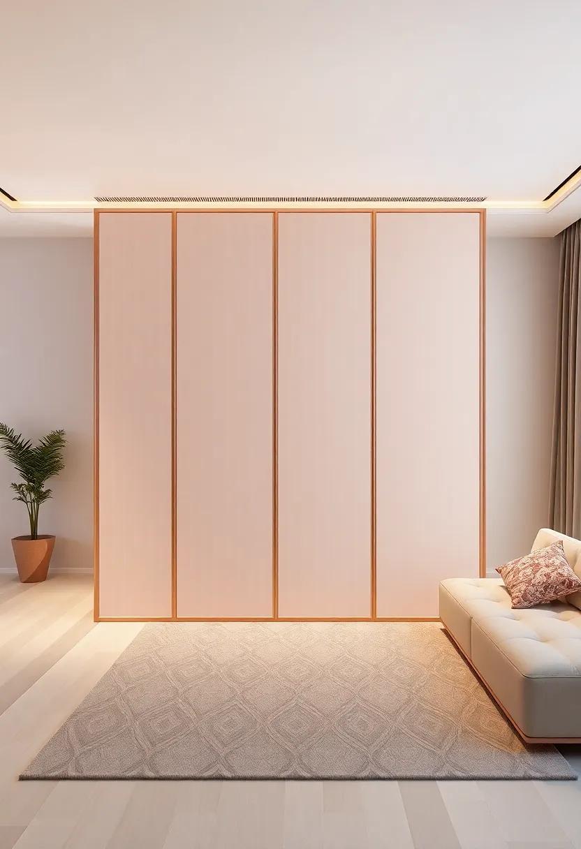 Portable Partition on Wheels: A movable room divider that​ can be​ reconfigured effortlessly, perfect for ​those who like to change their space often