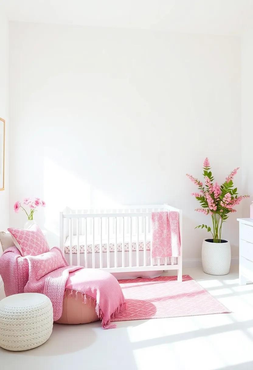 Soft White Accents to Balance ⁢the Vibrance of your Nursery Space