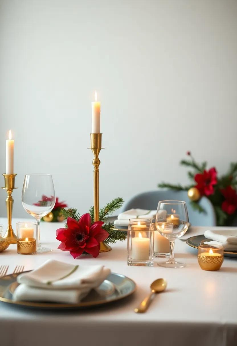 Candlelit Ambiance: Lighting for a Radiant Festive Table