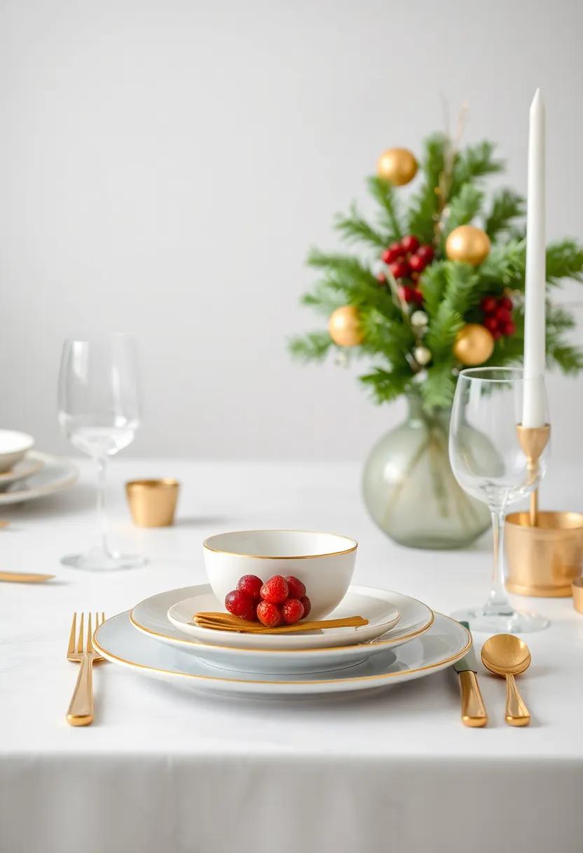 Charming Dinnerware Choices to Complement Gold Elegance