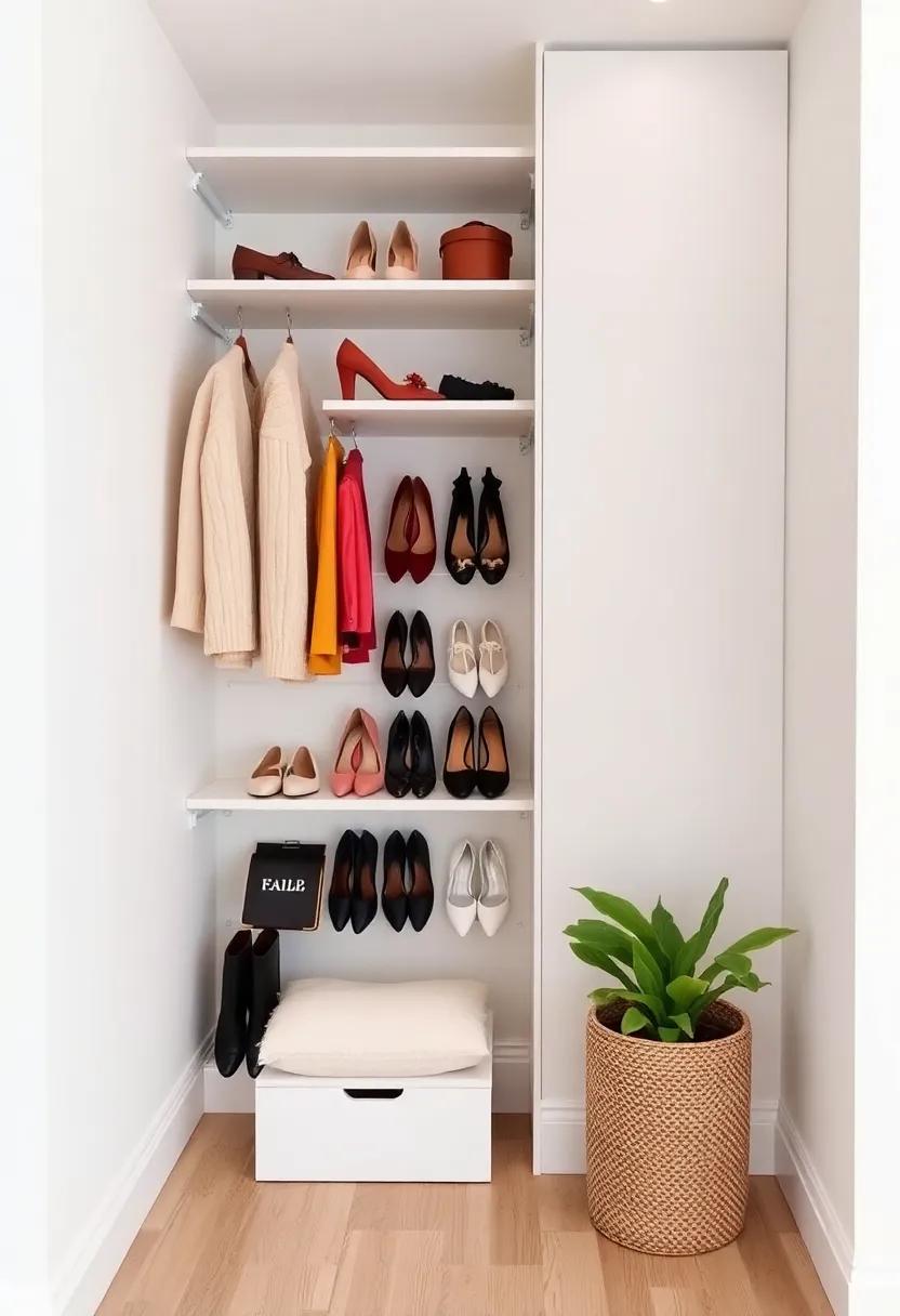 Storing Shoes Vertically: Stylish Solutions for Limited Floor Space