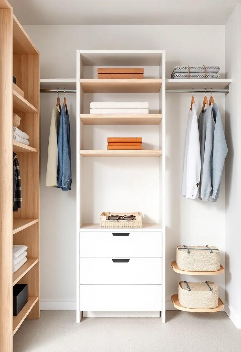 Stylish Solutions for Incorporating Vertical shelves into Your Wardrobe