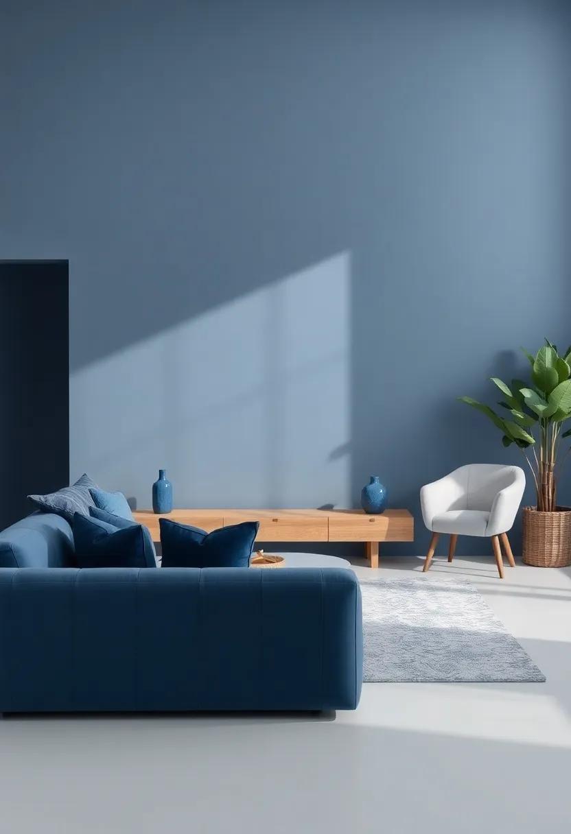 Indigo and⁤ Ash⁢ gray: Blend ‌deep indigo tones‌ with‌ soft ash grays ​for a‌ calming palette that maintains ‌depth while promoting relaxation