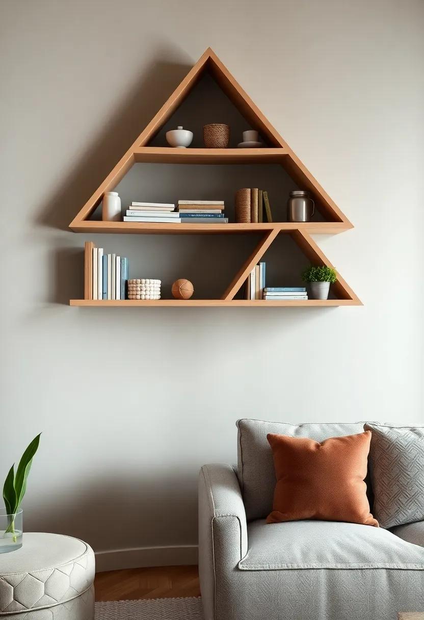 Corner Shelving ​Units: Maximize your corner space ​with⁤ triangular shelving that utilizes hidden storage ​behind decorative elements,keeping your ⁢living room looking⁢ polished