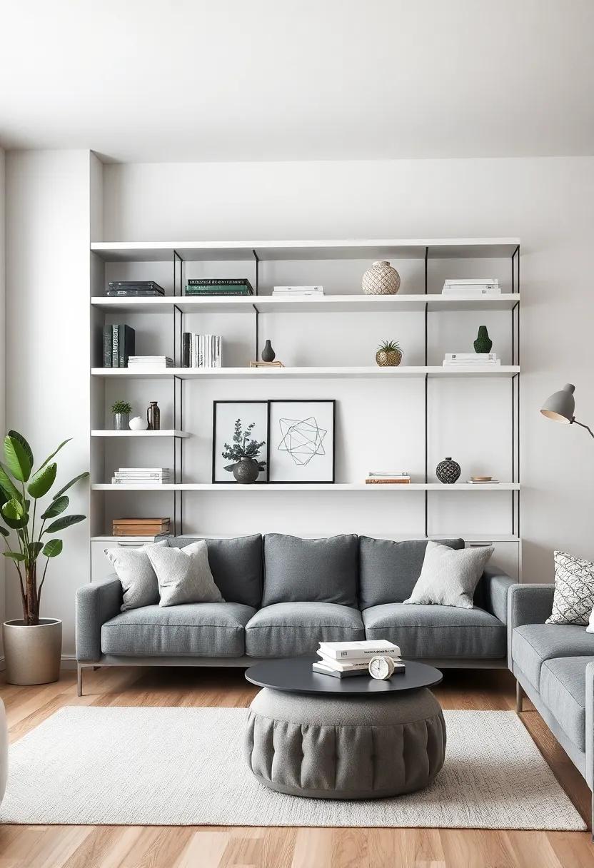 Floor-to-Ceiling Shelving with ​Hidden Access: Make ⁣use of⁤ vertical ​space with floor-to-ceiling shelving that⁢ cleverly hides a compact door ⁢leading to ‌extra storage