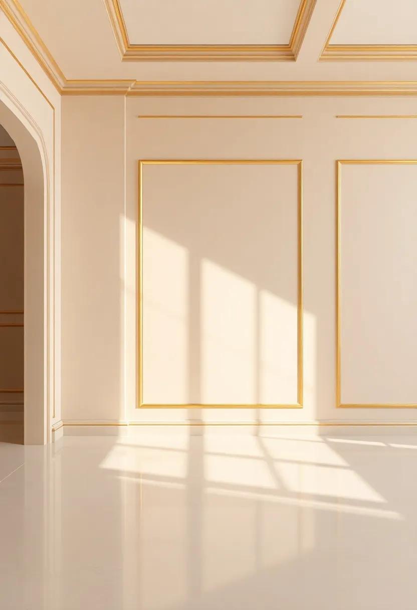 Creating a Harmonious Atmosphere with Beige and Gold Combinations