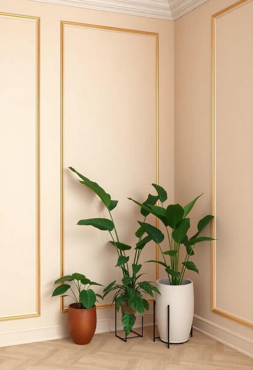 Incorporating Greenery: Your Guide to Lush Plants Against Beige Backdrops