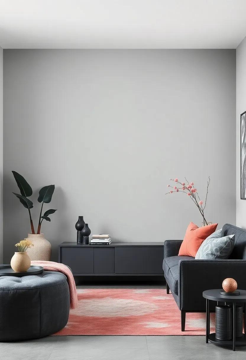 Art ⁢and Decor: Choosing the Right Pieces to Highlight⁢ Charcoal Gray