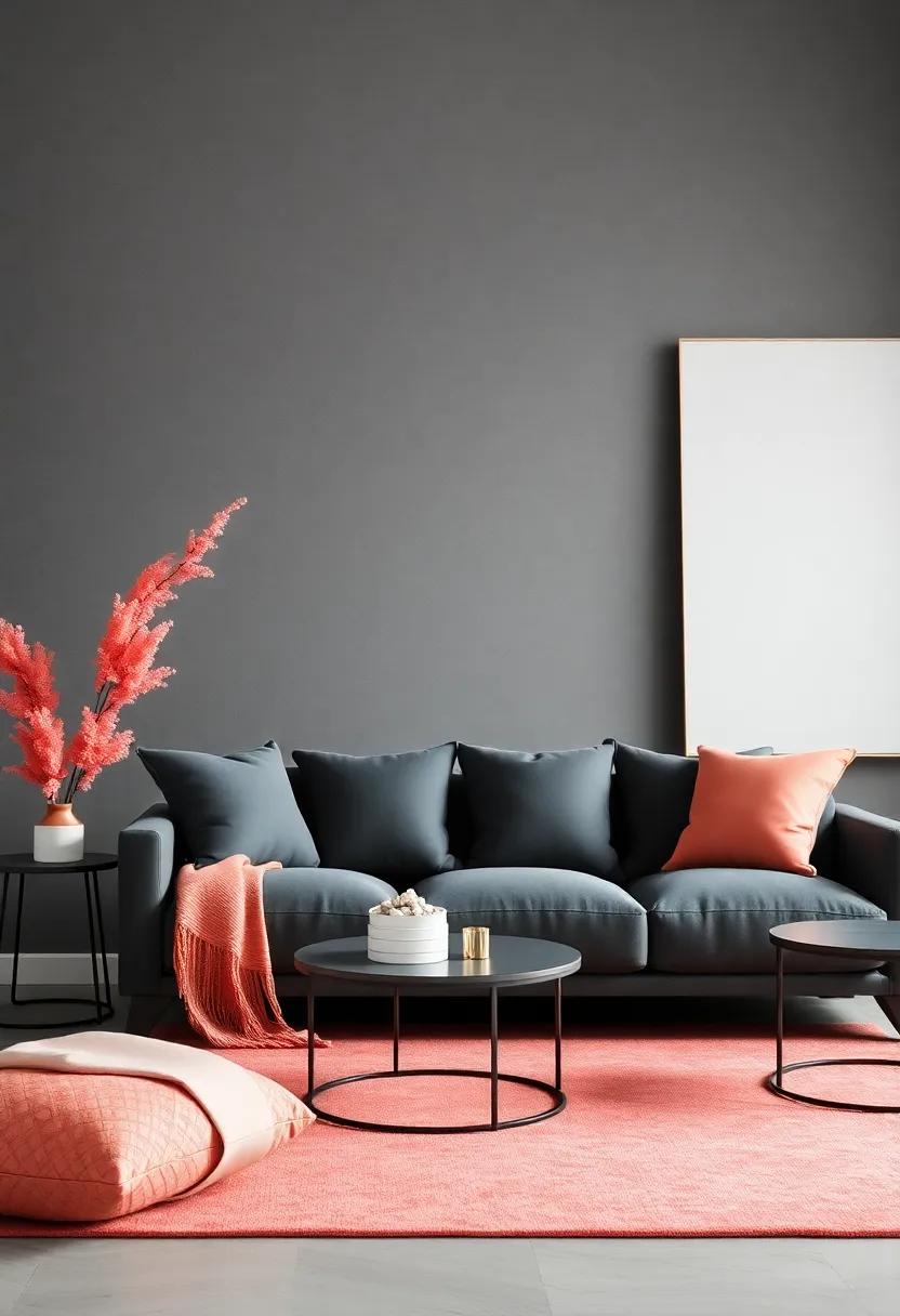 The Beauty ⁤of ⁤Soft Coral in ‌Fabrics: Cushions, Throws, and More