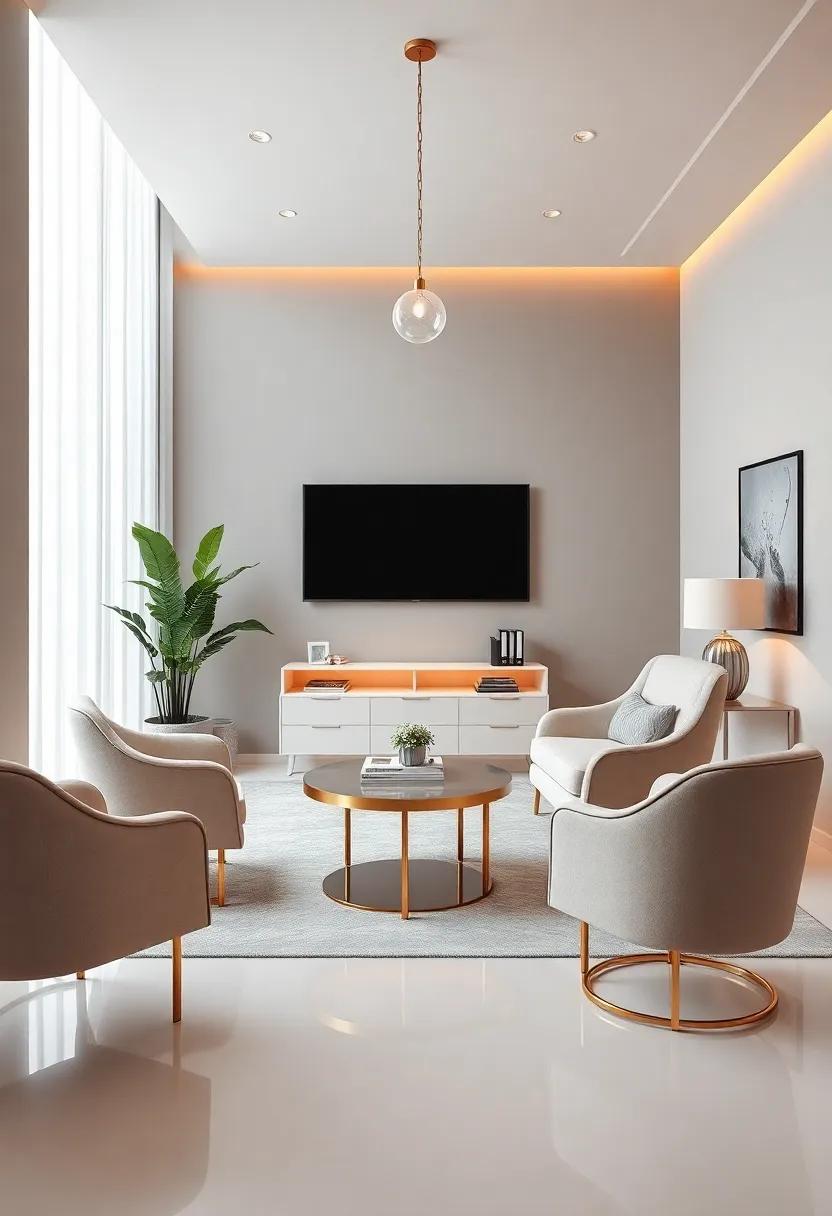 Unique Color Palettes for Curved Furniture in ​Elegant ‍Office Spaces