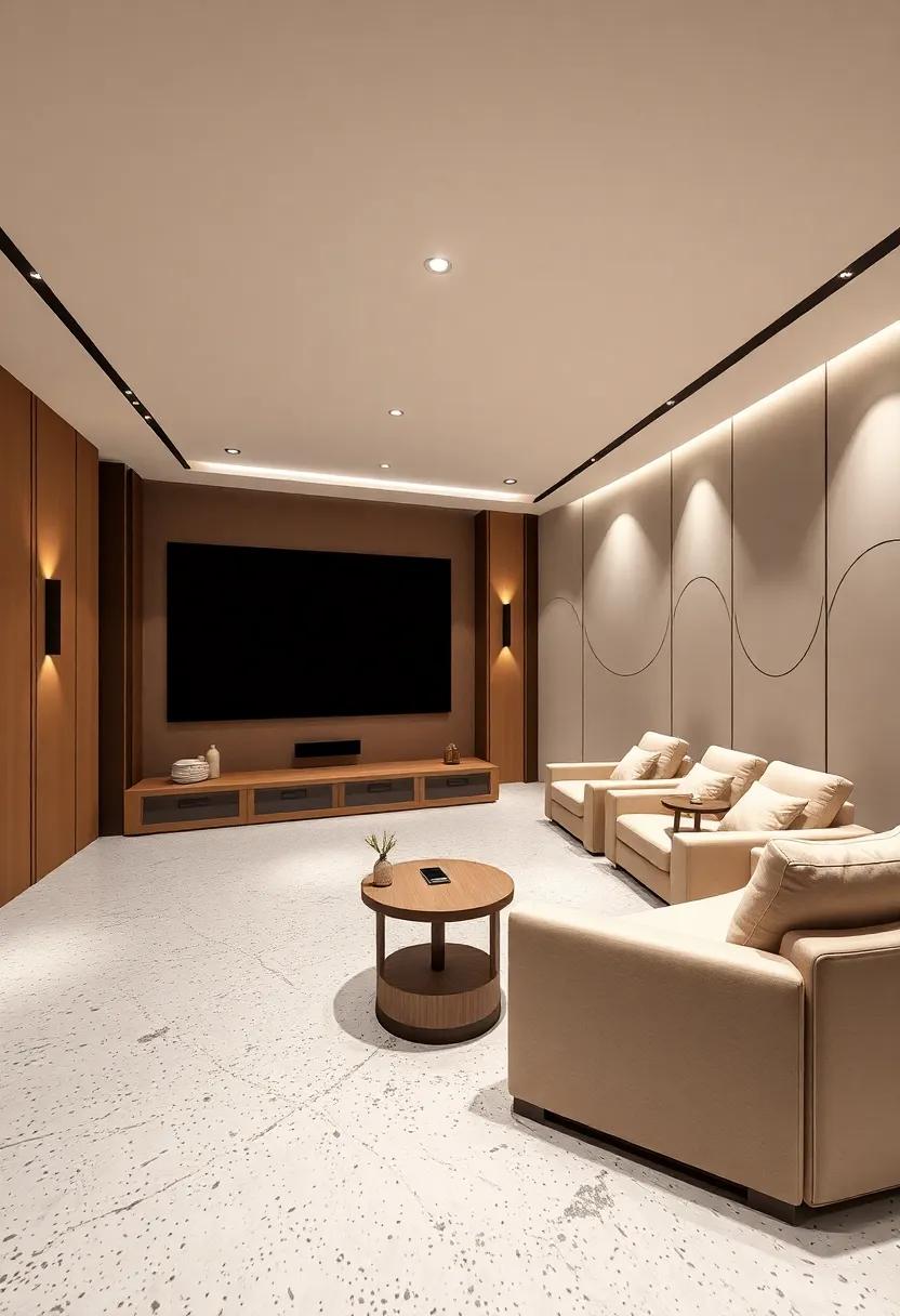 The Harmony of Function and Form in Home Theater layouts