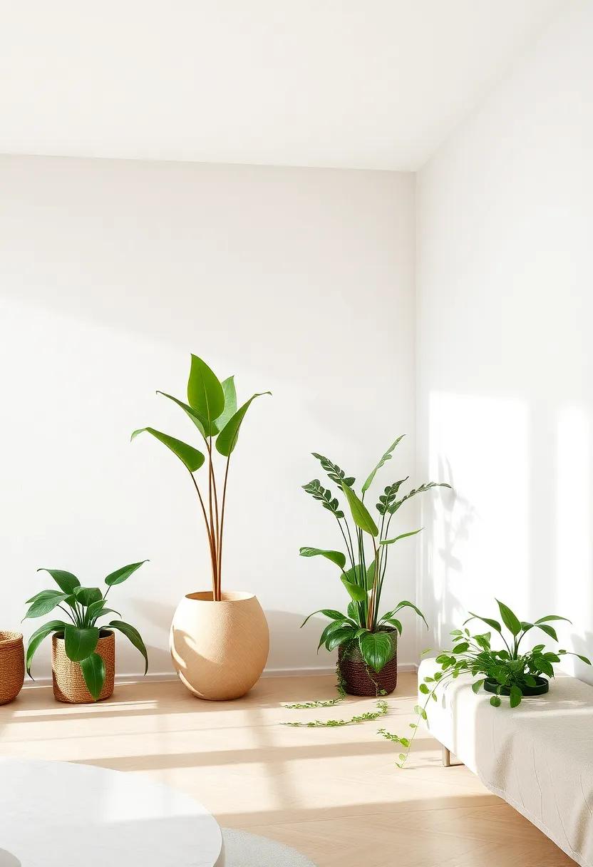 Nature Inspired Minimalism: ⁤Integrating⁢ Greenery for a Touch of Serenity