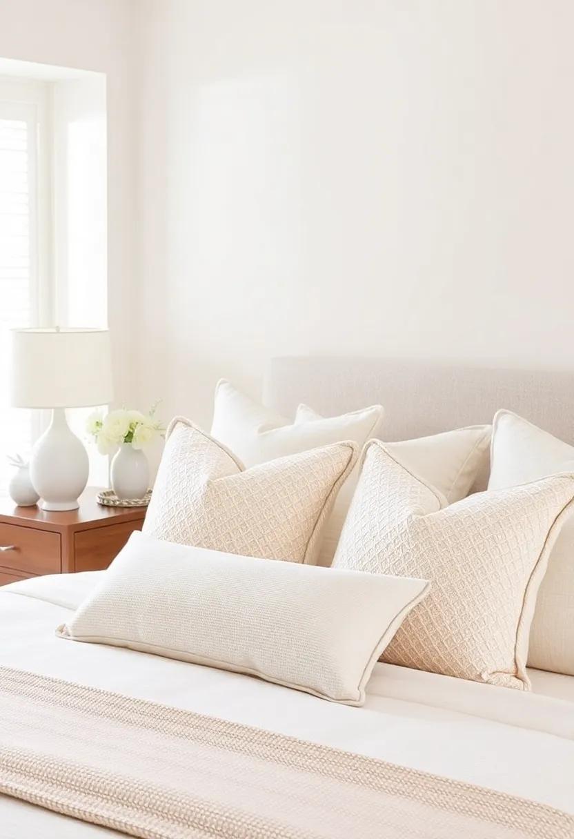 Decorative Pillows: Utilize a mix of textured throw pillows in cream and ⁤soft beige to enhance comfort without complicating the aesthetic