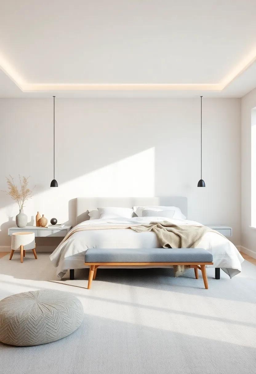 Embrace⁢ Soft Grays: A palette⁤ of soft gray can create a calm atmosphere,perfect for winding down after a long‍ day