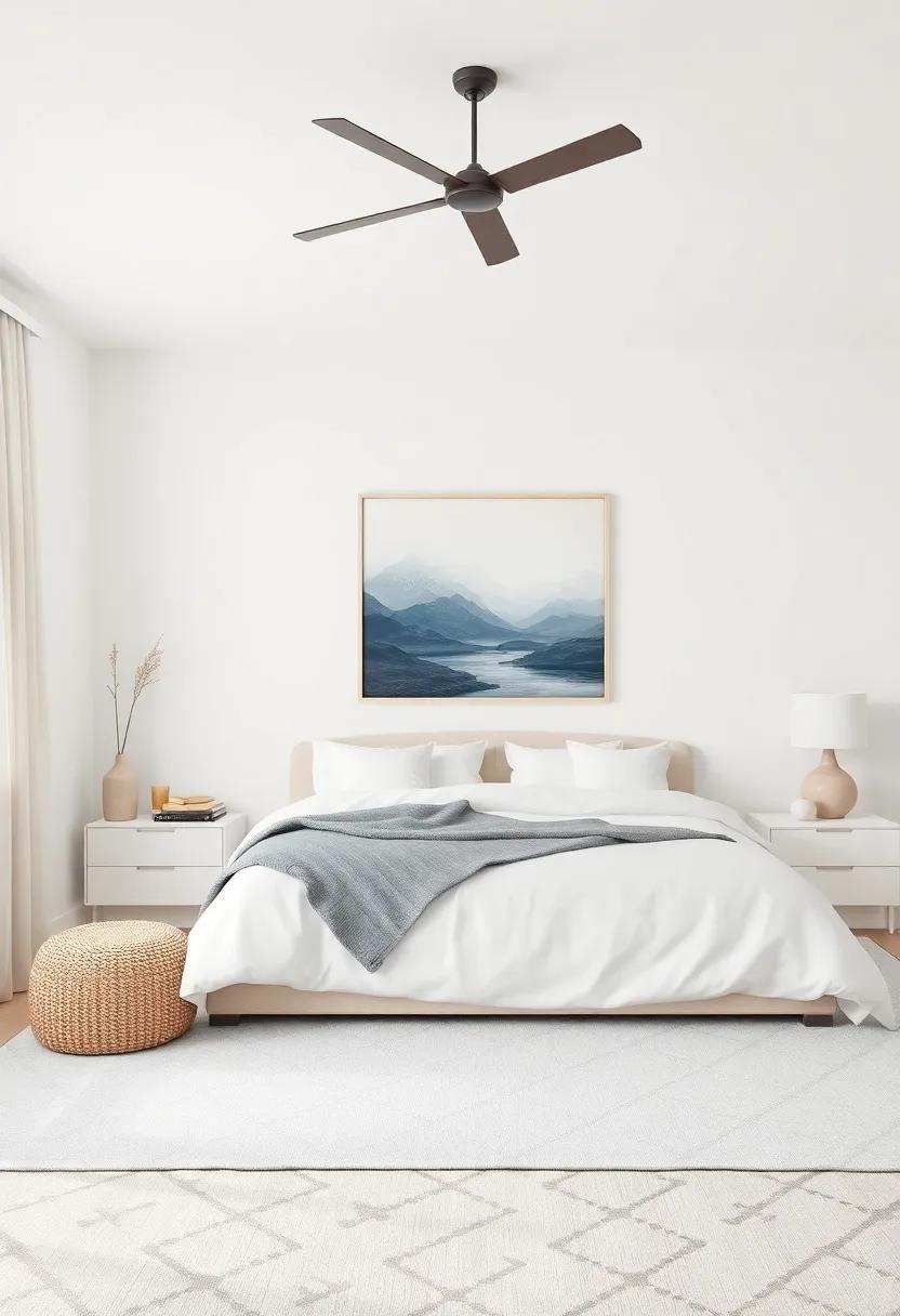 Neutral Artwork: Choose artwork⁢ that features serene landscapes or abstract designs in gentle hues to maintain a peaceful ambiance