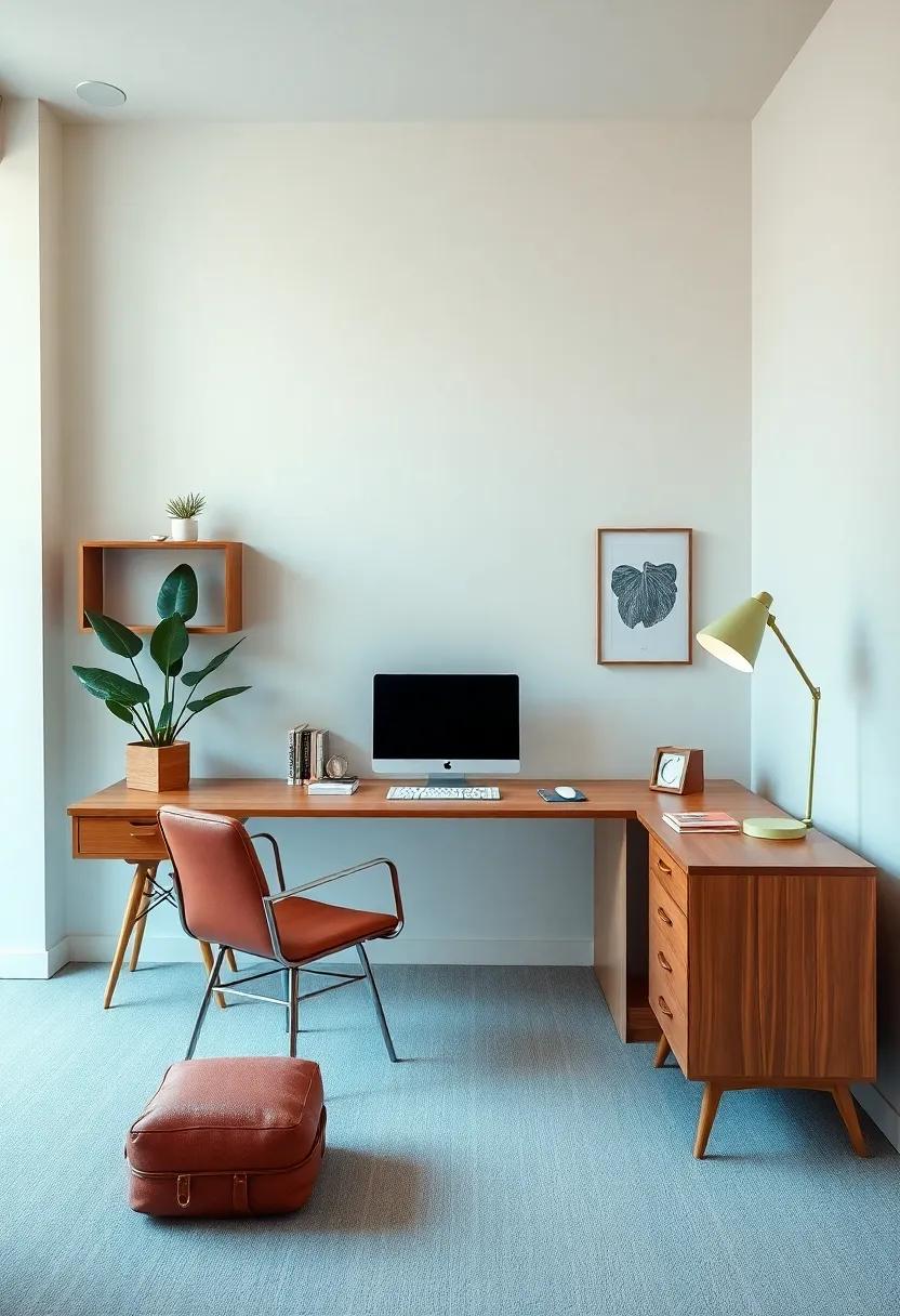 Reviving The Charm⁢ of mid-Century Modern design‌ In Home offices
