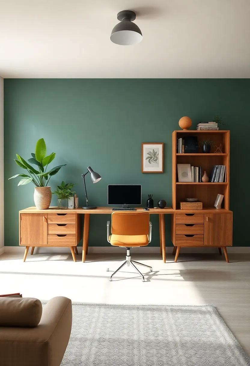 Creating A⁣ Balanced ⁤Workspace⁢ With Mid-Century Elements