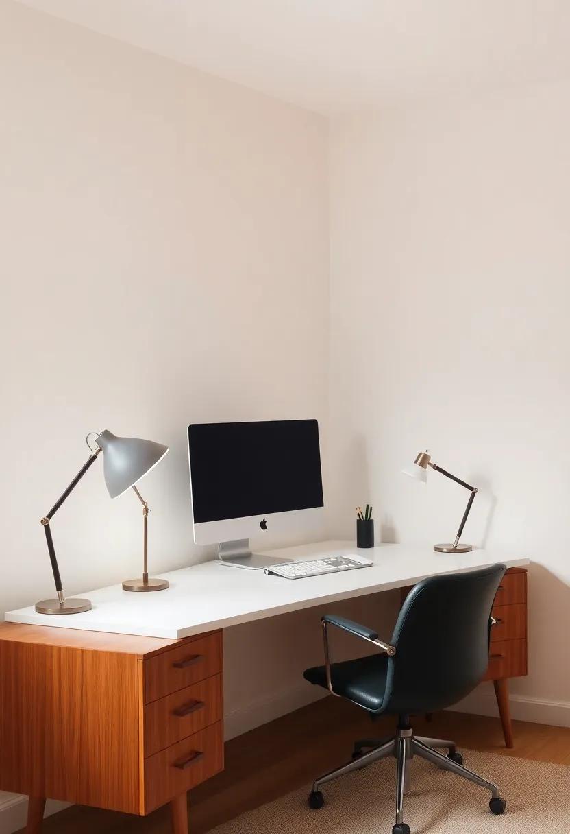 Lighting⁢ Solutions That Complement Mid-Century Modern Desks