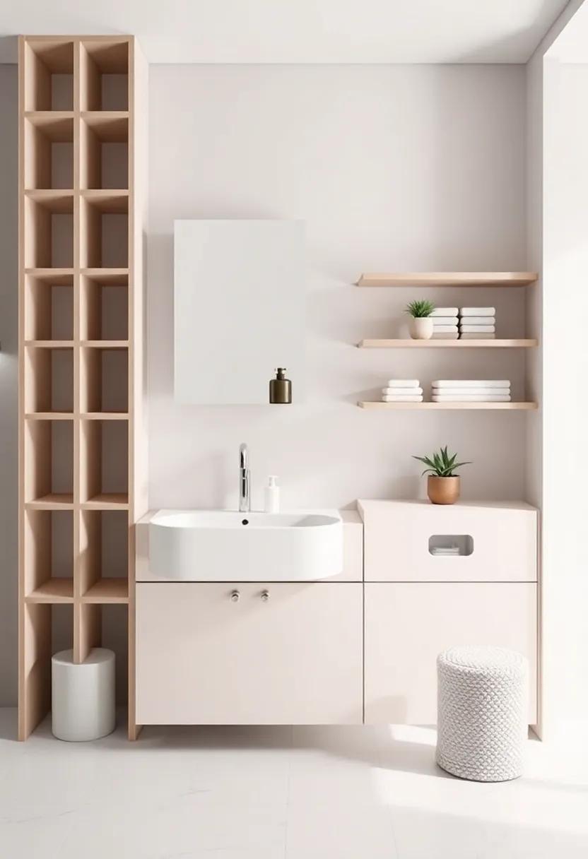 Modular Shelving: Implement modular shelving units that can be customized as your storage needs change, maintaining both flexibility and minimalism