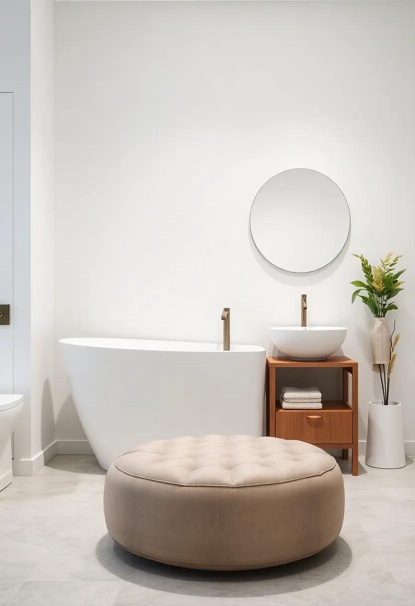 Multitasking Furniture: Select furniture pieces that serve multiple purposes, like an ottoman that provides additional seating and storage, perfect for compact spaces