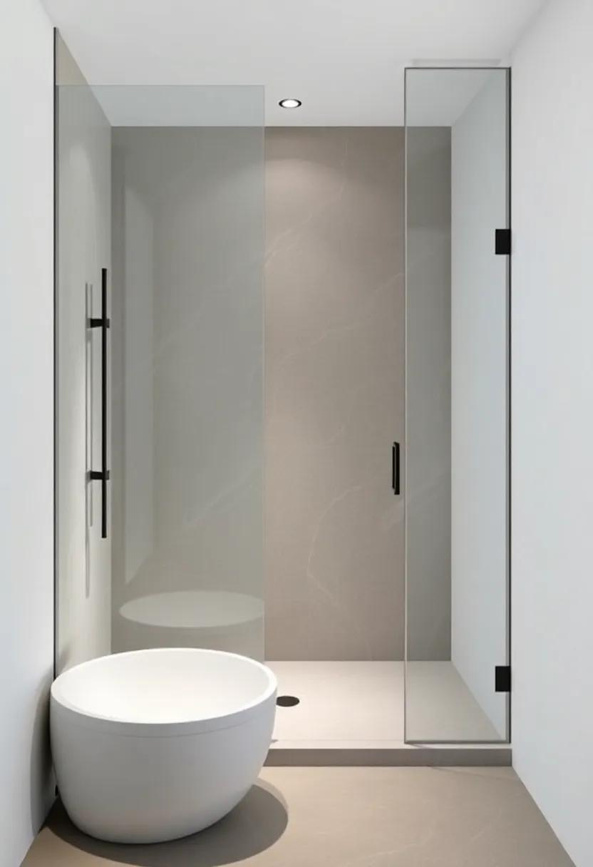 Choose eco-friendly materials such as recycled glass or stone to promote sustainability without sacrificing style in your shower