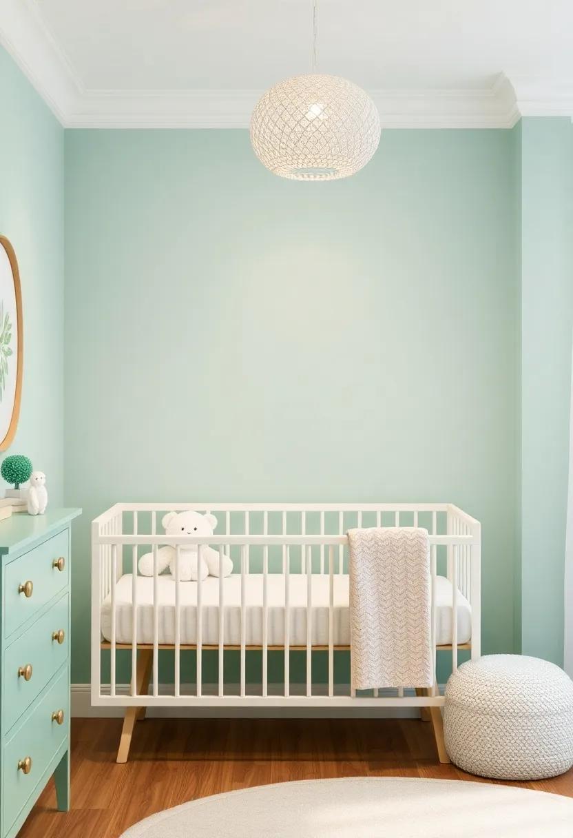 Soft ‍Lighting Ideas to Enhance⁤ the Mint green Nursery Ambiance
