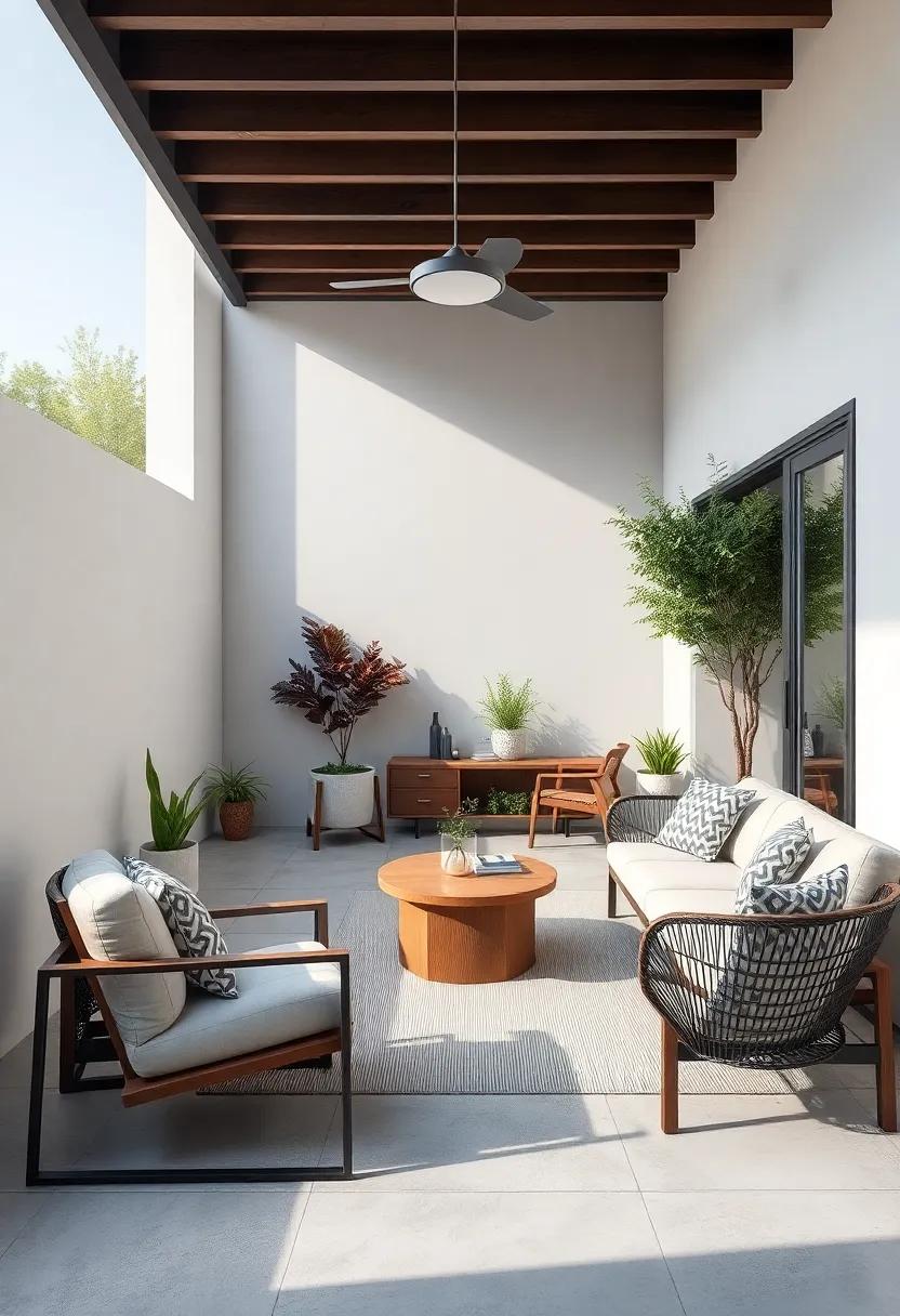 Mixing Materials For a contemporary Outdoor Aesthetic