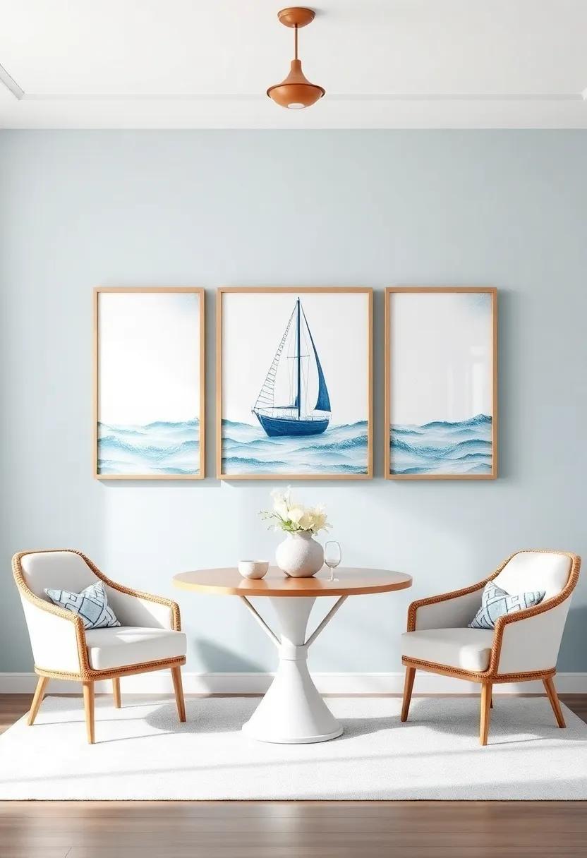 Invoking Coastal Vibes: Selecting Ocean-Inspired Art For Dining⁢ areas