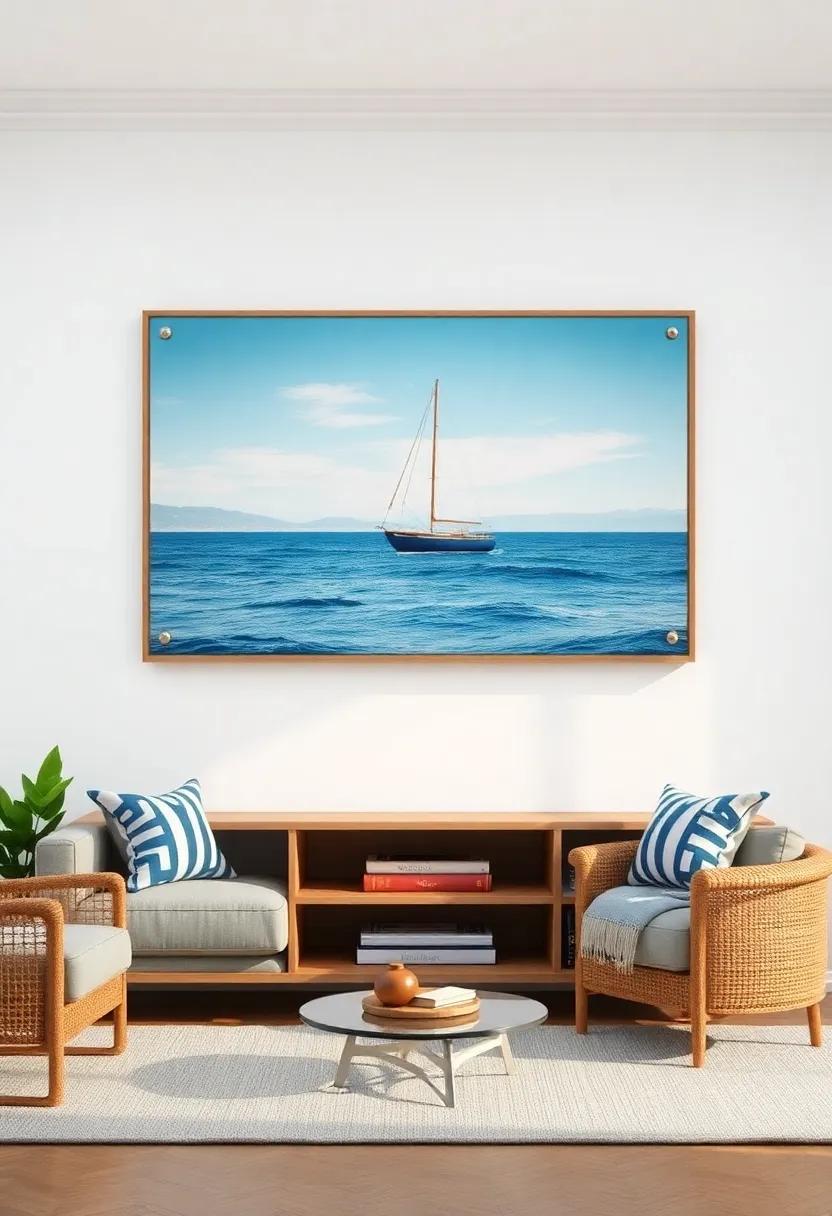 Transforming living Rooms ⁢Into Nautical ​Sanctuaries With⁣ Wall Art Choices