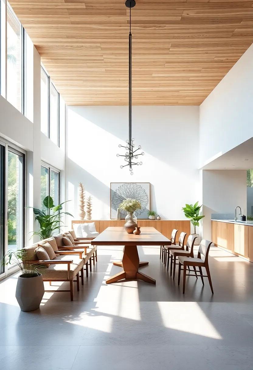 Natural Light⁢ and Its Impact: Designing Open Dining Areas with Windows in Mind
