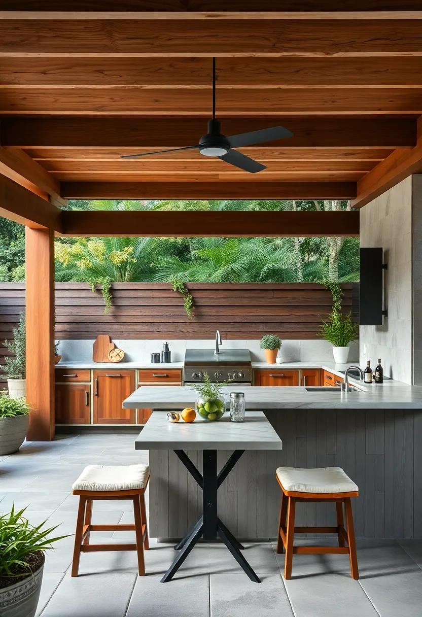 Incorporating Sustainable Practices for​ a Green Outdoor Kitchen Experience