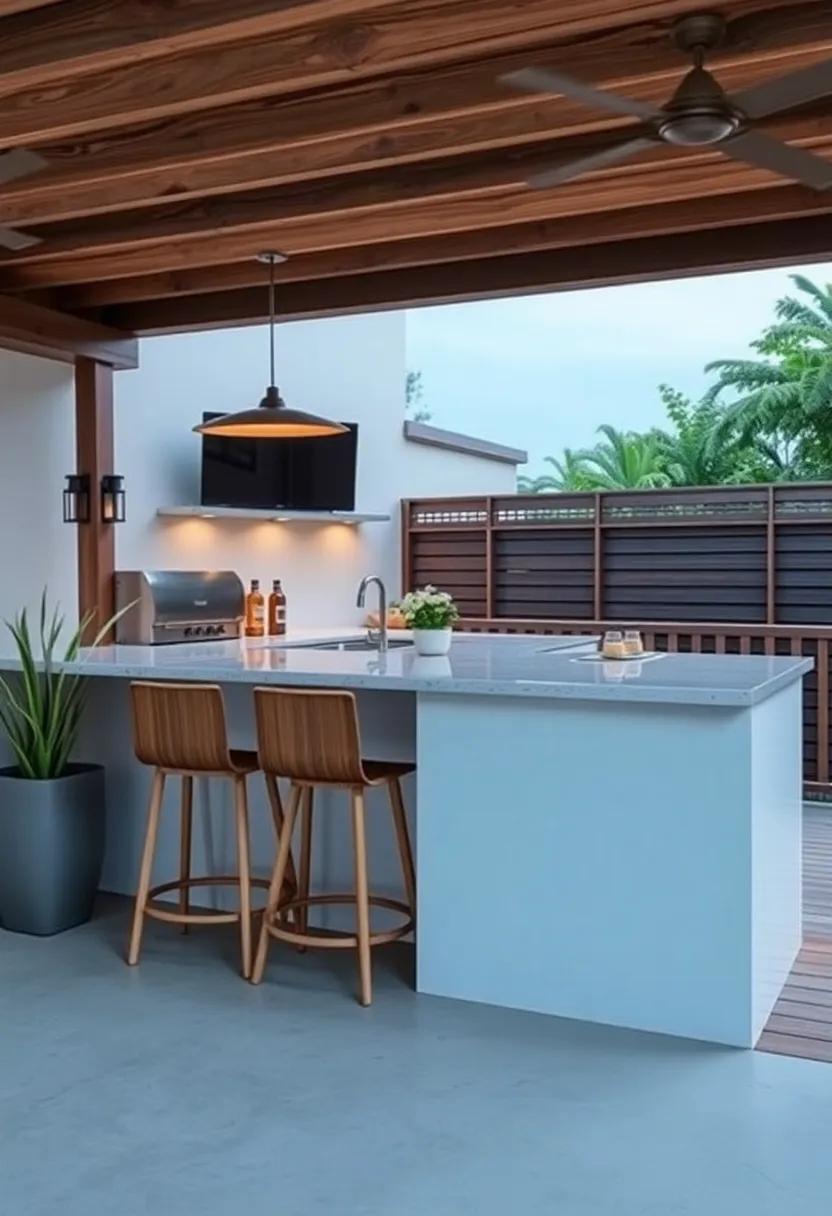 Creating a Stylish Bar Area for Outdoor Social Gatherings