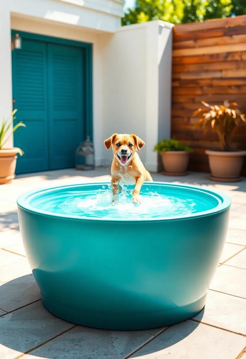 Install a Pet-Friendly Water Feature for Relaxation and Play