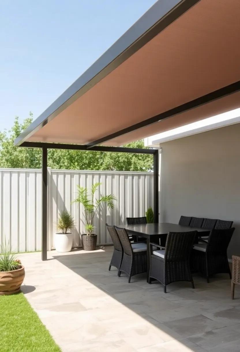 Enclosed ‍Canopy: Consider a permanent or semi-permanent canopy that offers full enclosure, shielding your ⁣outdoor‌ space⁣ from the hustle and ‍bustle