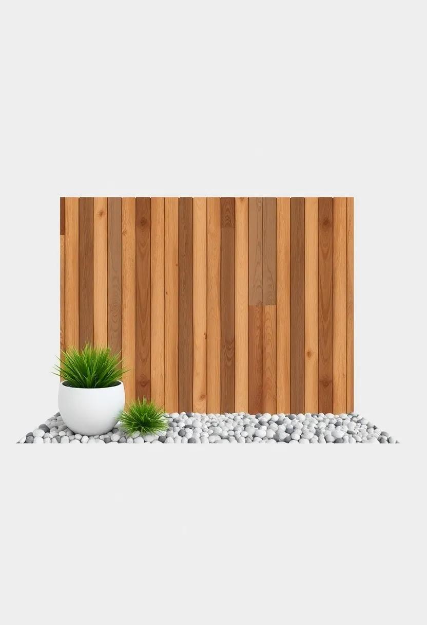 Pebble ⁤and Wood ‌Barrier: Combine pebbles and treated wood ​for a​ chic contrast that provides ‍an ⁣attractive yet effective privacy ​solution