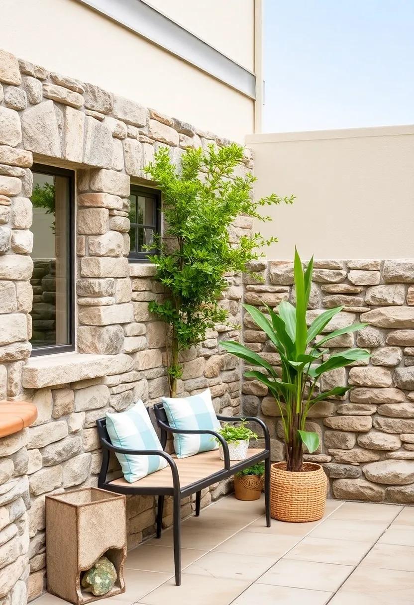 Stone Wall Accents: Introduce natural ⁣stone walls‍ for a quaint, earthy ‍vibe, allowing you to enjoy your patio‍ without prying eyes