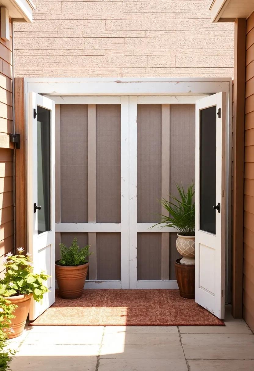 Upcycled Window‌ Screens: ​Repurpose old‌ window ‌screens or doors as a unique privacy solution that⁢ channels rustic charm