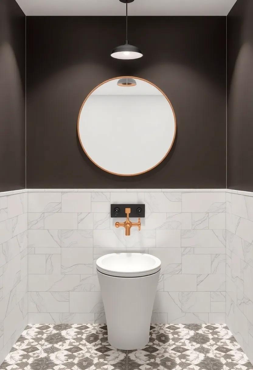 Creative Floor Solutions:‍ Unique Tiles and Patterns to Enhance Your ⁢Powder Room