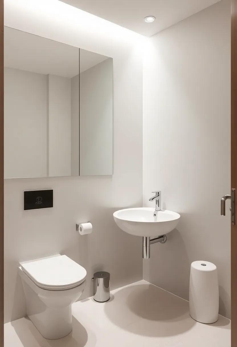 Sleek ⁤and Modern: Embracing Minimalism in‌ Contemporary Powder Room Design