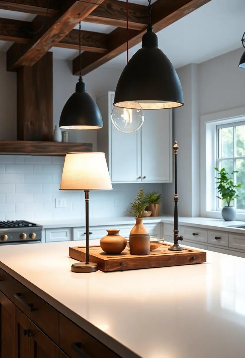 Handmade ‌Ceramic Fixtures: Opt for handmade​ ceramic light fixtures that⁢ offer individual⁤ character and a personal touch to your ⁣kitchen decor