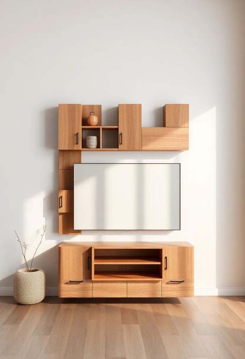 Modular ‍Wood Blocks: Stack and arrange⁤ modular wood blocks for a contemporary ⁢yet rustic display, giving you the flexibility to update your decor through​ the‍ seasons