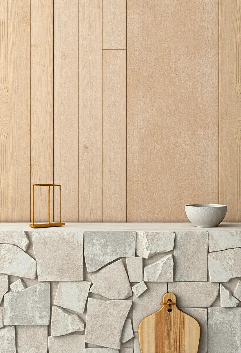 Rustic Textures:⁢ The Charm ⁣of Wood and⁢ Stone Combinations