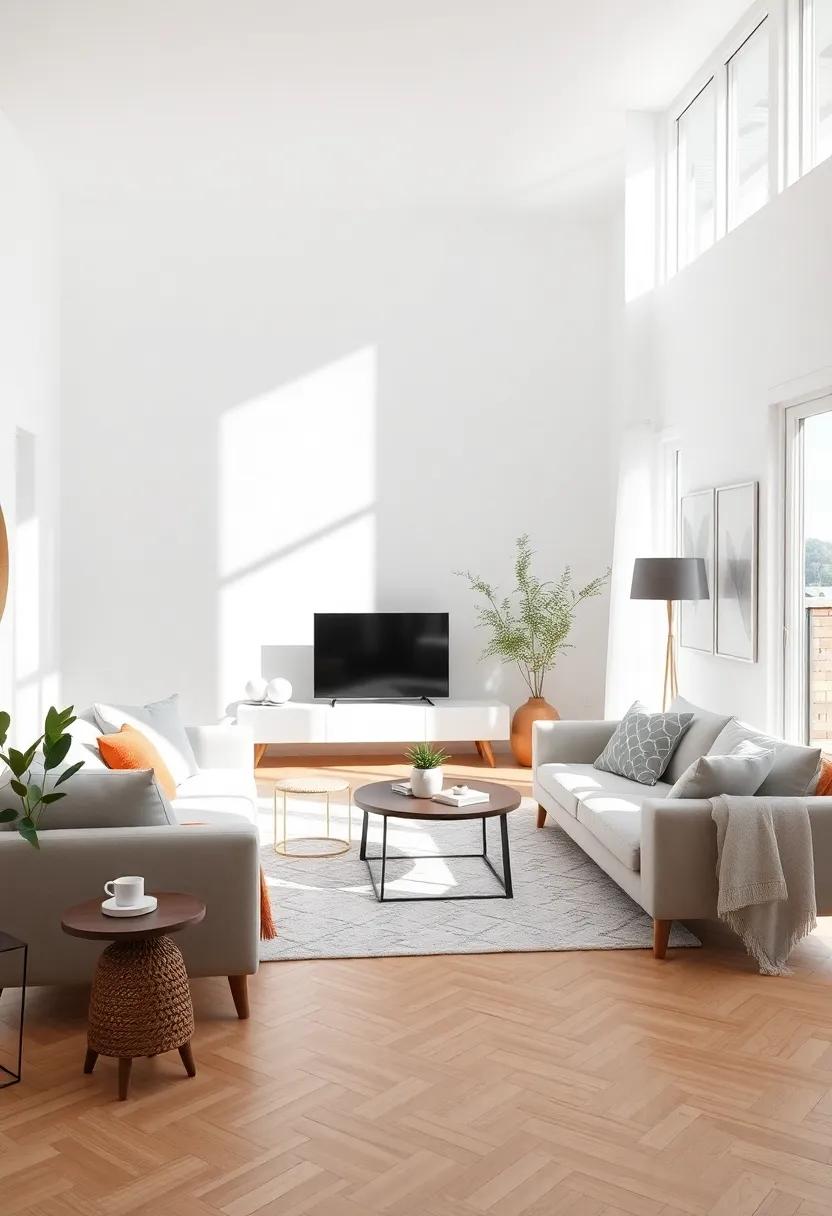 Embodying Calmness ​Through Airy Spaces in Scandinavian Living Rooms