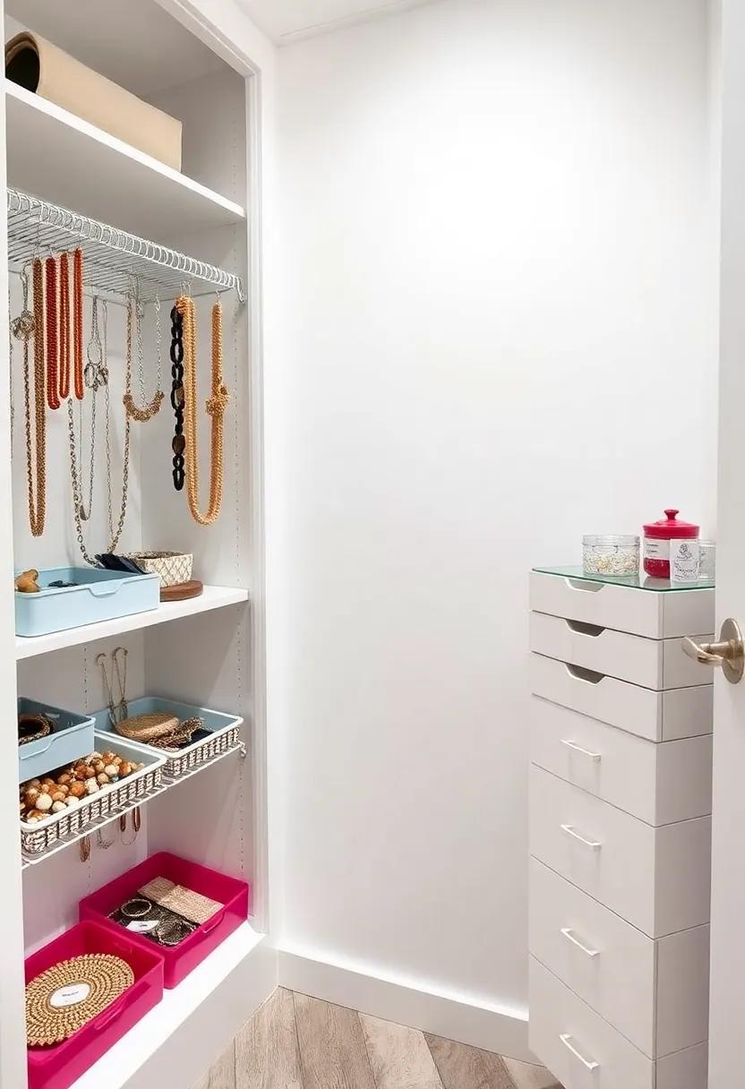 Add Colorful Trays To Infuse⁣ Personality In Your‍ Jewelry Organization