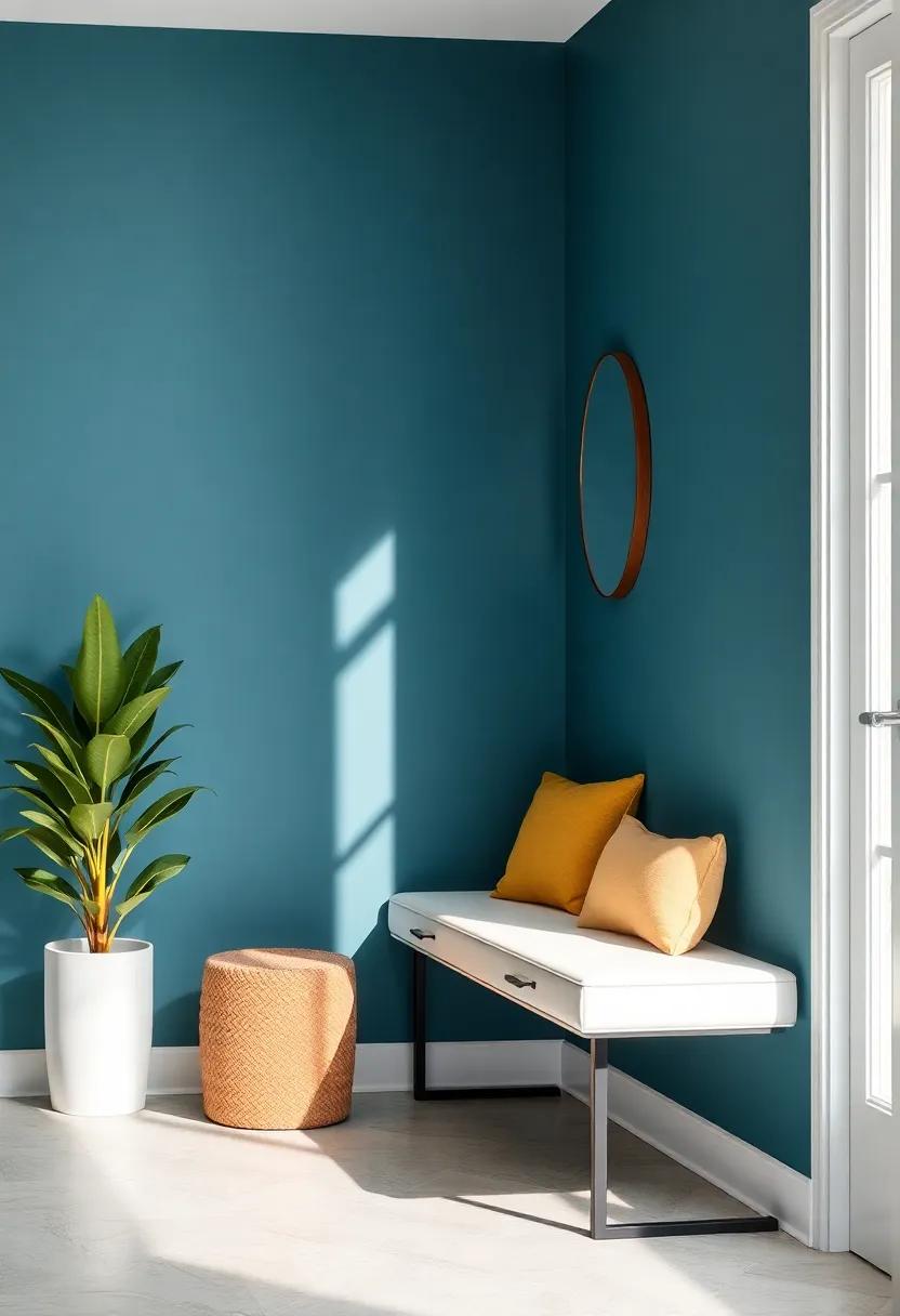 Maximize Style With Sleek Slim Benches in Compact entryways